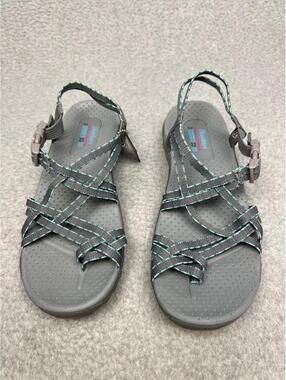 Skechers Reggae-Irie Mon Lifestyle Outdoor Strappy Sandals Hiking Women's 10
